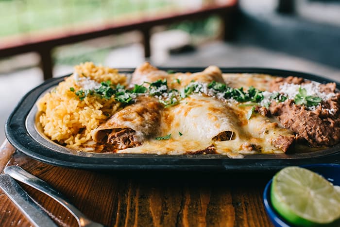 Mexican-flag-enchiladas